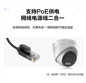 白光全彩智能警戒摄像机