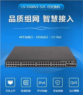 华三 48口千兆三层网管交换机