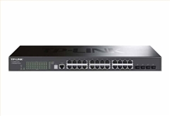 TP-LINK TL-NS660-24G4T 24口千兆 4口万兆上联堆叠式三层网管交换机
