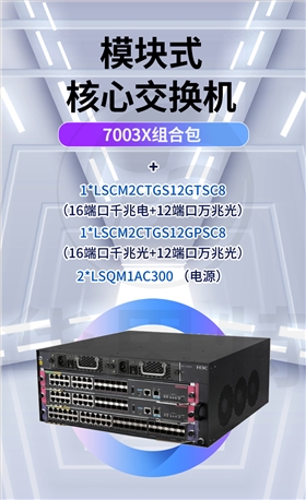 华三交换机 S7003X组合包