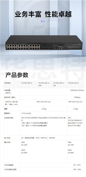 H3C交换机 S5130S-28S-LI-MM