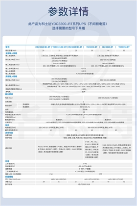 科士达UPS不间断电源 YDC3320-RT