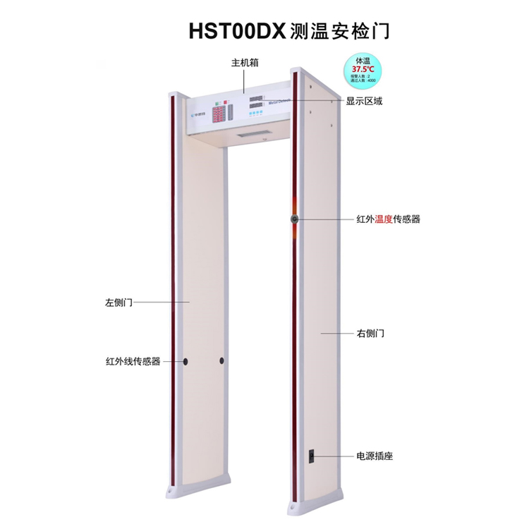 HST00DX测温安检门-1