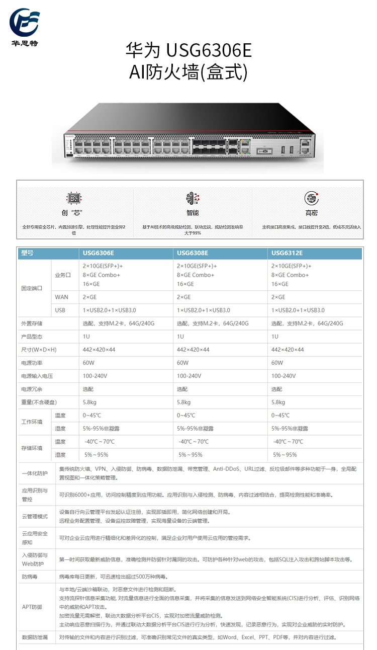 USG6306E 详情页