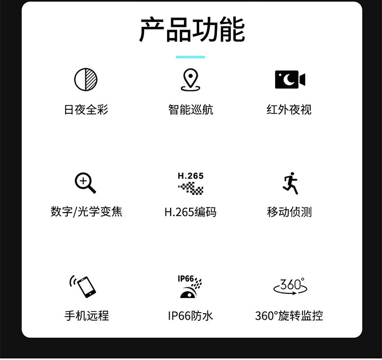 智能警戒球机