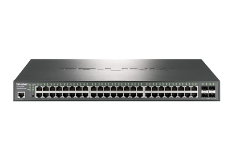 TP-LINK 全千兆48口POE+4SFP光口三层网管核心交换机TL-SG5452P