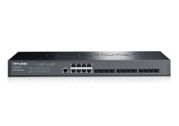 普联TP-LINK TL-SG5820F 20口全千兆企业级三层网管交换机 12SFP+8GE