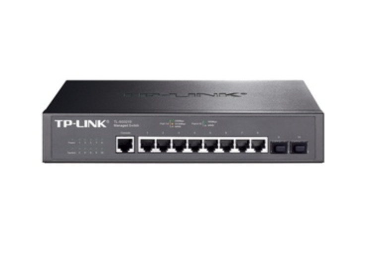 TP-LINK普联 TL-SG3210 8口千兆+2SFP二层网管交换机