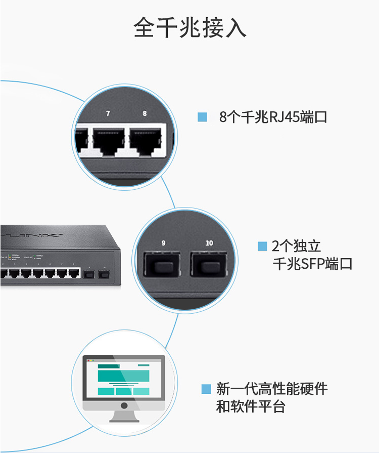 TP-LINK 二层网管交换机