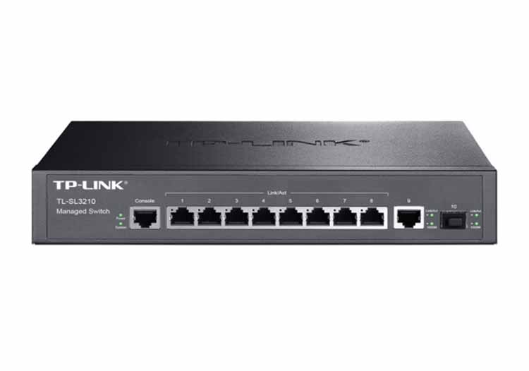 TP-LINK TL-SL3210企业级8口二层网管型以太网交换机