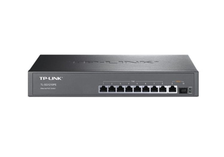 TP-LINK TL-SG1210PE 8口全千兆以太网PoE交换机