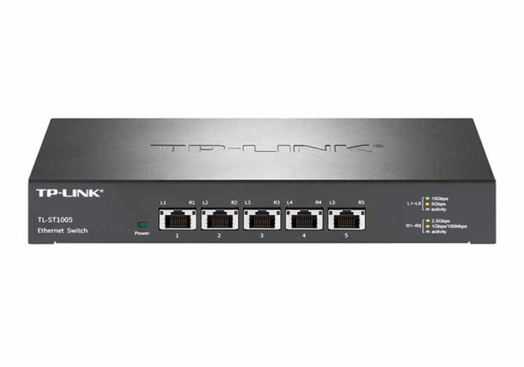 普联（TP-LINK） TL-ST1005 5口全万兆企业级以太网交换机