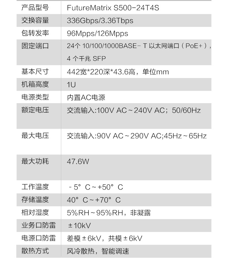 华为 S500-24T4S 企业级交换机