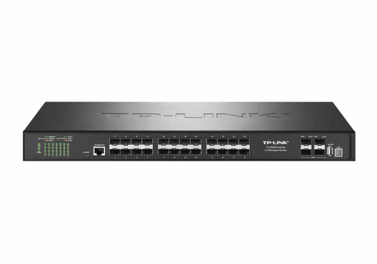 TP-LINK TL-NS660-24F4T 24个千兆SFP光口 4个万兆SFP+光口 三层网管交换机