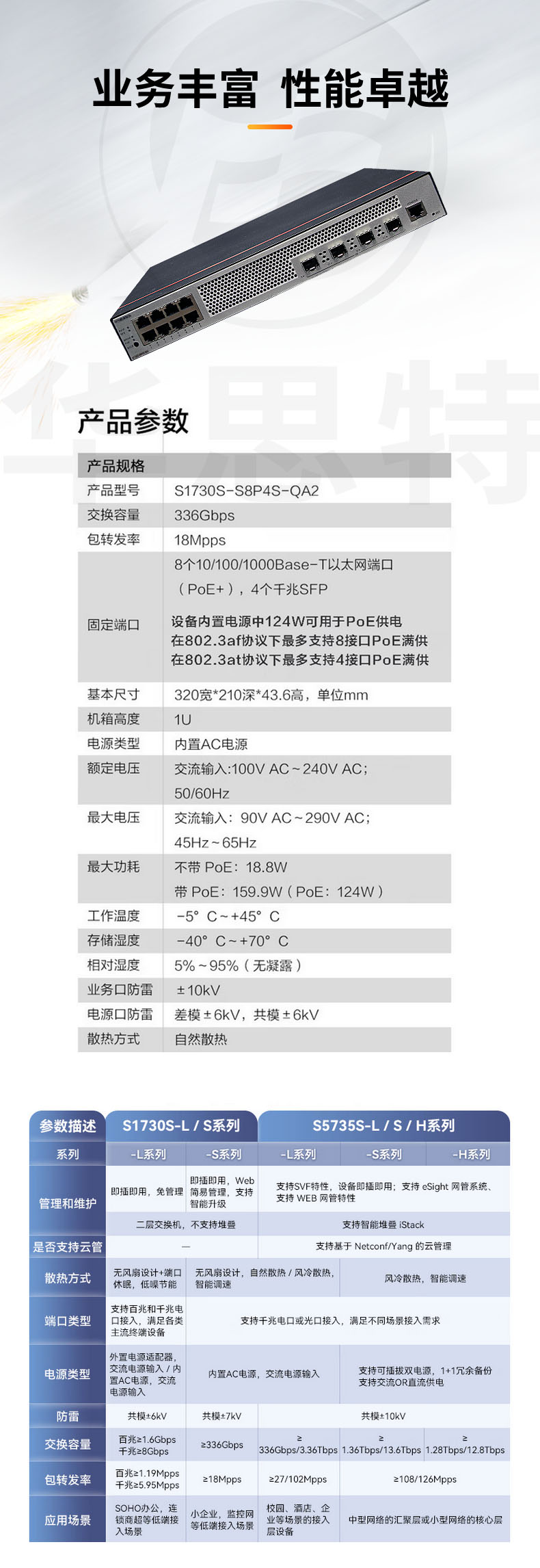 华为数通智选交换机 S1730S-S8P4S-QA2