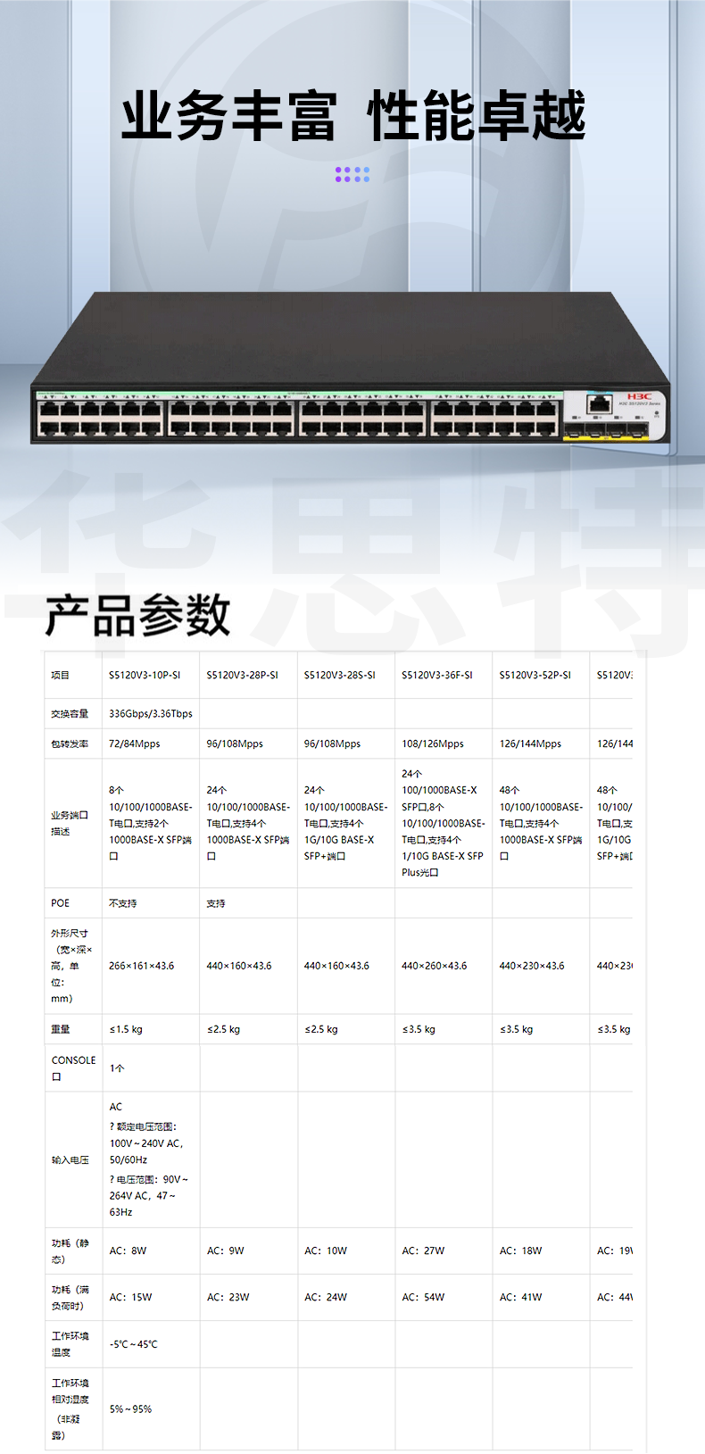 H3C交换机 LS-5120V3-52P-SI